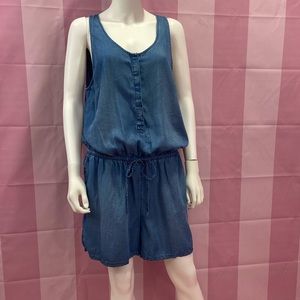 Merona Denim Romper Sz XL